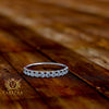 0.7ct Brilliant Diamond Half Eternity 14k Gold Band - 01MY01